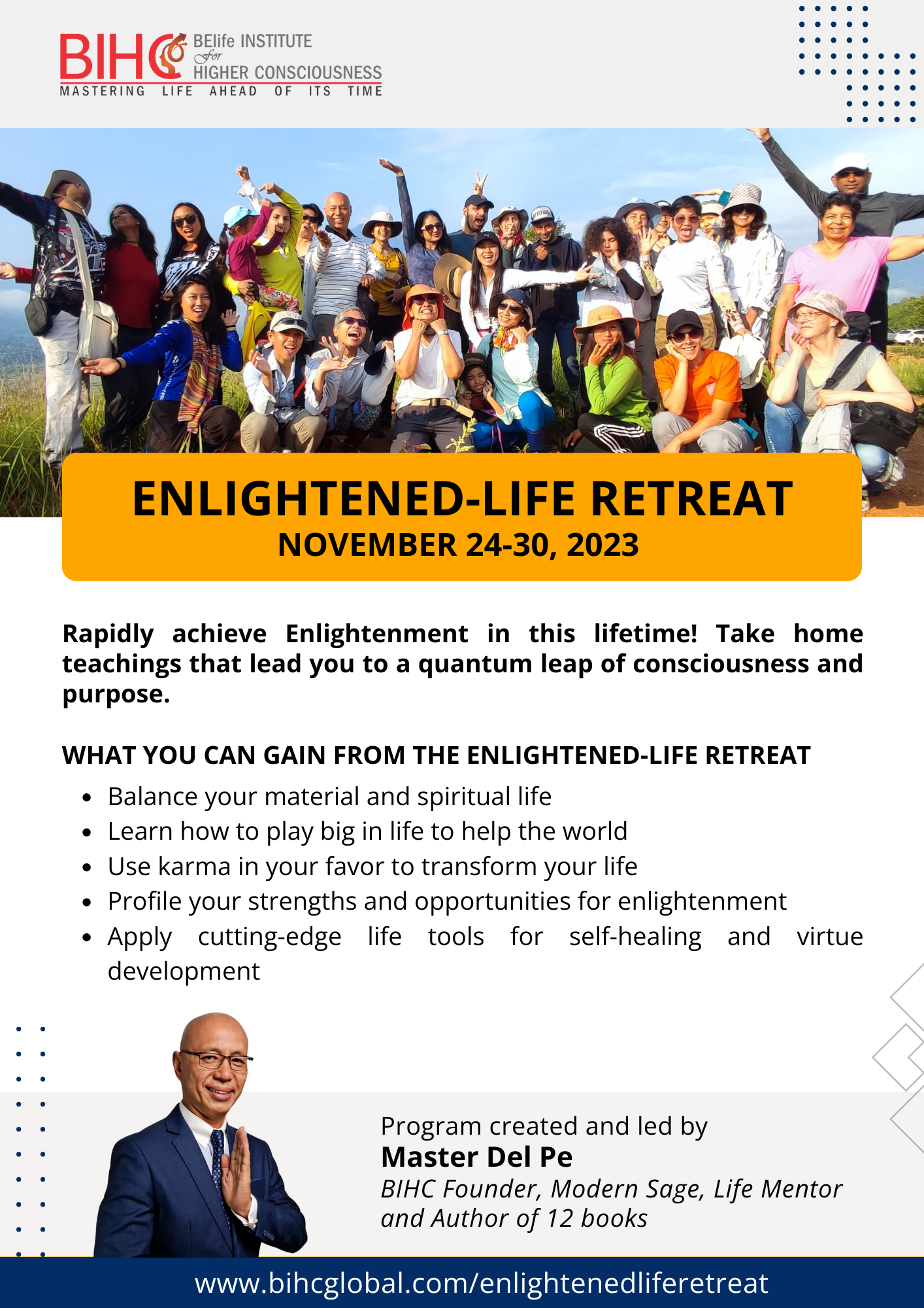 Enlightened-Life Retreat (In-Person)