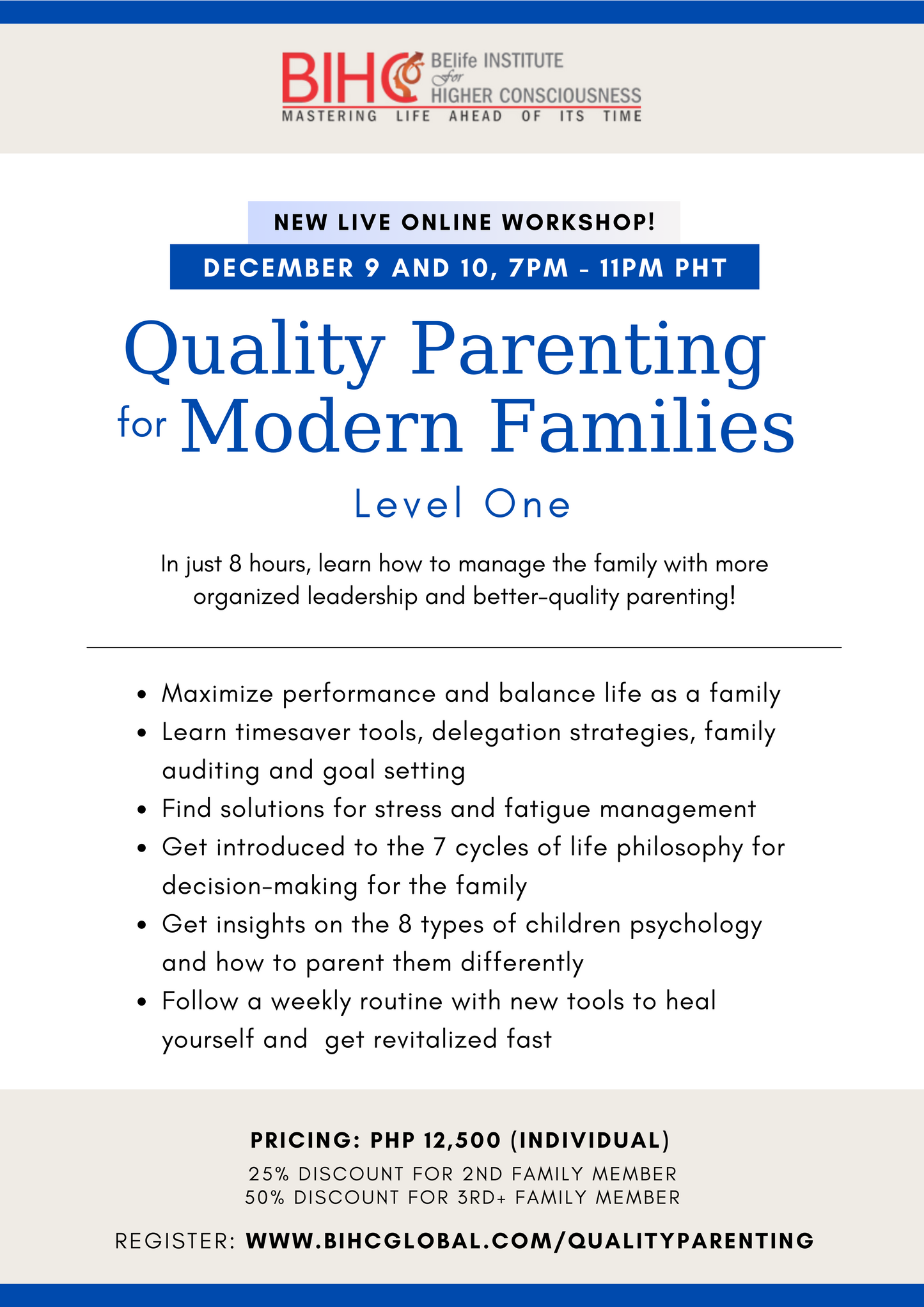 Quality Parenting For Modern Families (Level 1)